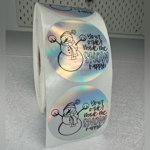 STICKERAFT Other - Your Order Made Me So Happy Sticker Funny Winter Snowman Shop Holiday 2"